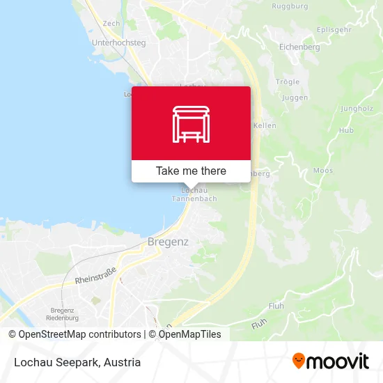 Lochau Seepark map