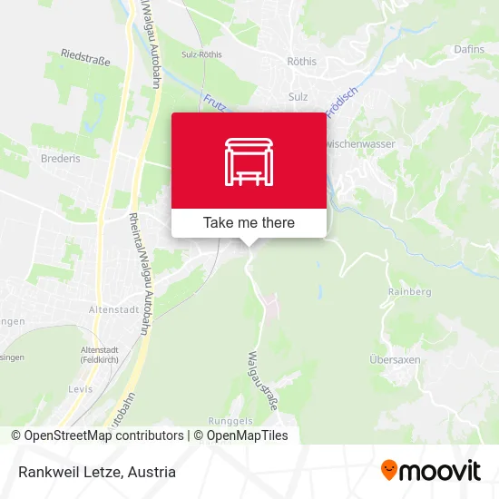 Rankweil Letze map