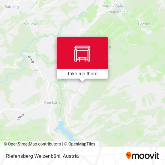 Riefensberg Welzenbühl map