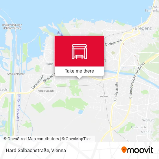 Hard Salbachstraße map