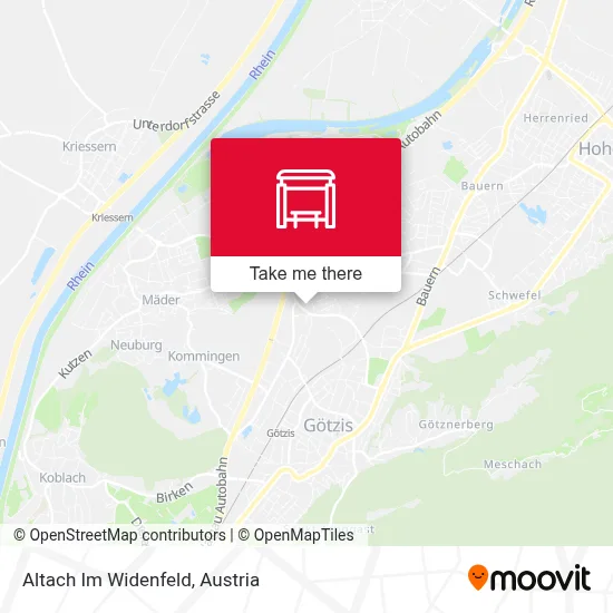 Altach Im Widenfeld map