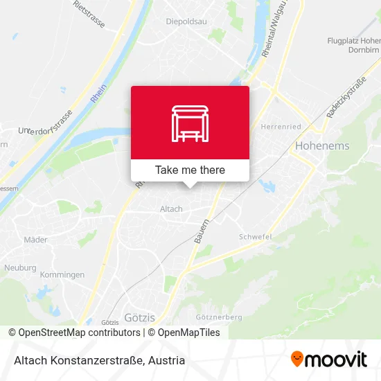 Altach Konstanzerstraße map