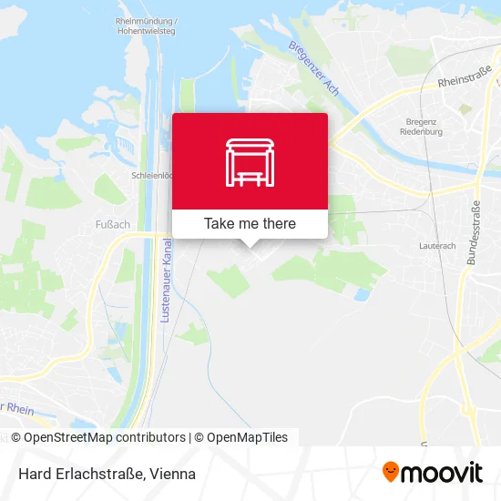 Hard Erlachstraße map