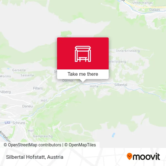 Silbertal Hofstatt map