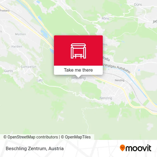 Beschling Zentrum map