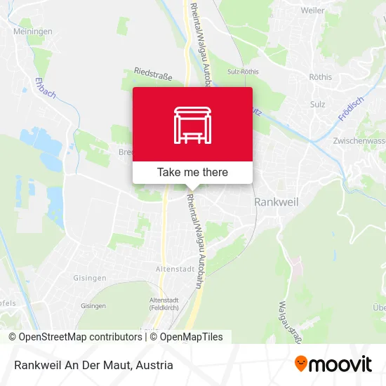 Rankweil An Der Maut map