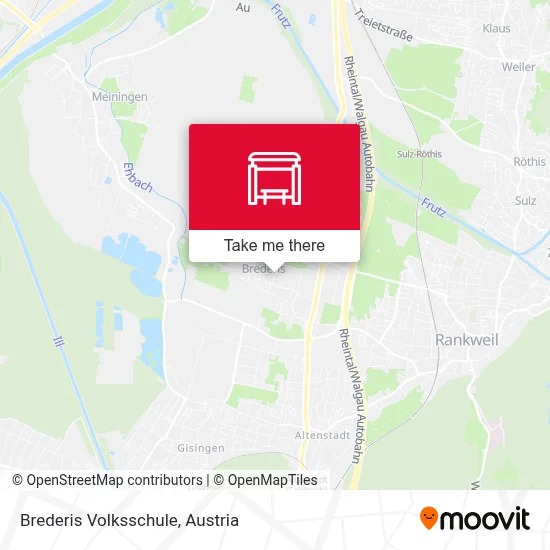 Brederis Volksschule map