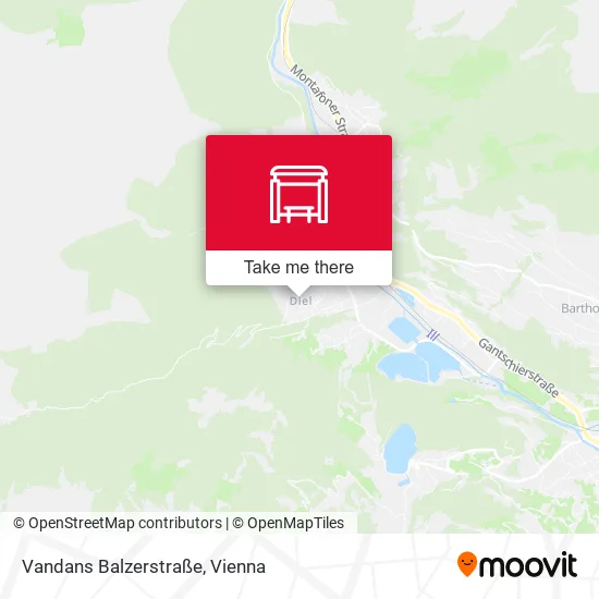 Vandans Balzerstraße map
