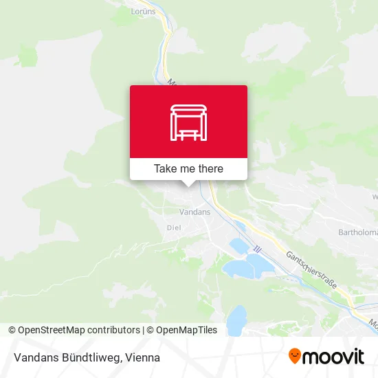 Vandans Bündtliweg map
