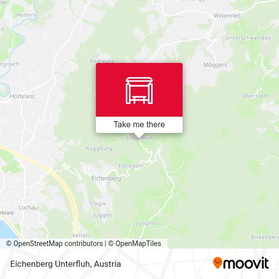 Eichenberg Unterfluh map