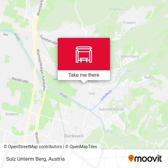 Sulz Unterm Berg map