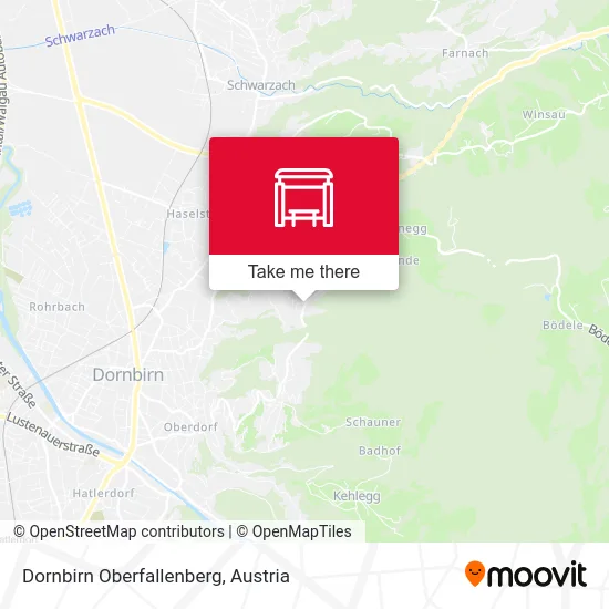 Dornbirn Oberfallenberg map