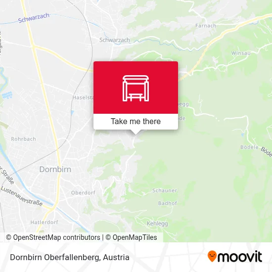Dornbirn Oberfallenberg map