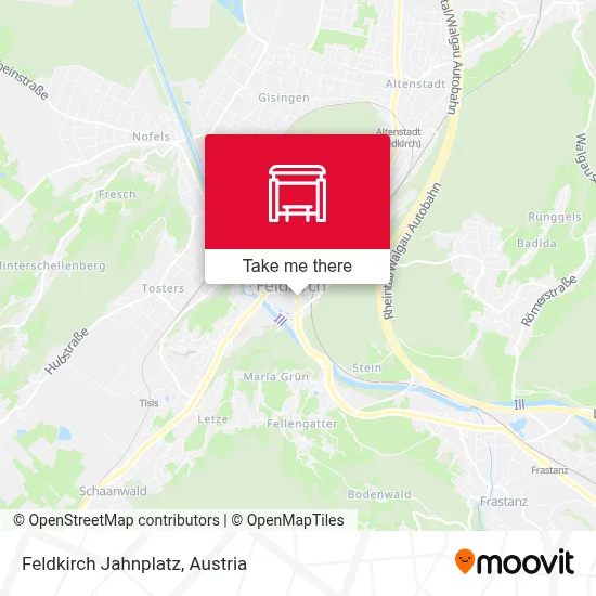 Feldkirch Jahnplatz map