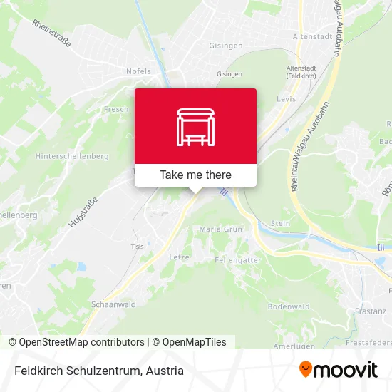 Feldkirch Schulzentrum map