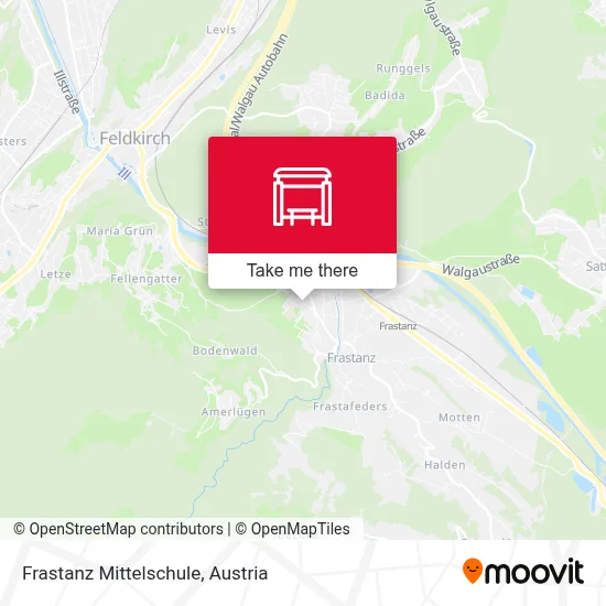 Frastanz Mittelschule map