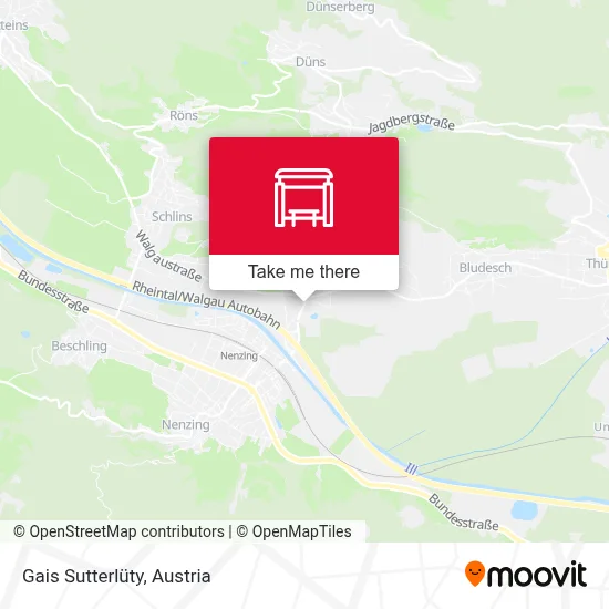 Gais Sutterlüty map