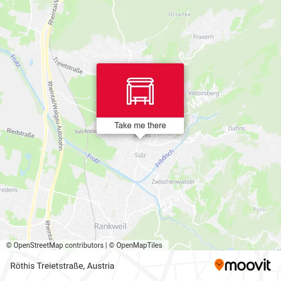 Röthis Treietstraße map
