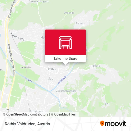 Röthis Valdruden map