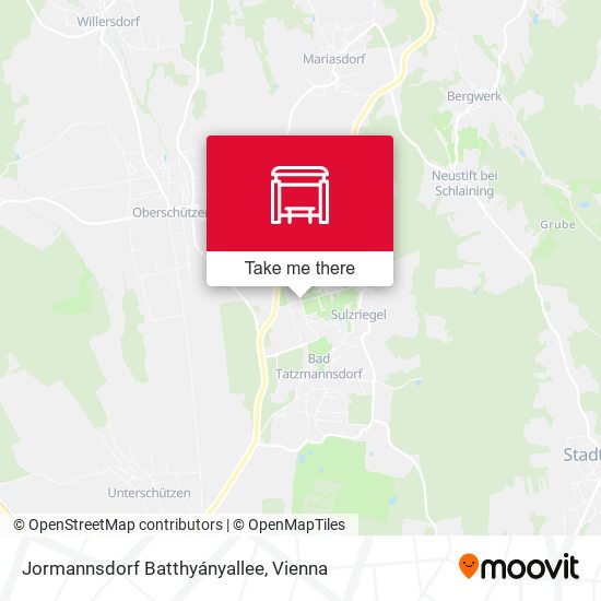 Jormannsdorf Batthyányallee map