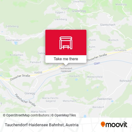 Tauchendorf-Haidensee Bahnhst map