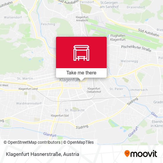 Klagenfurt Hasnerstraße map