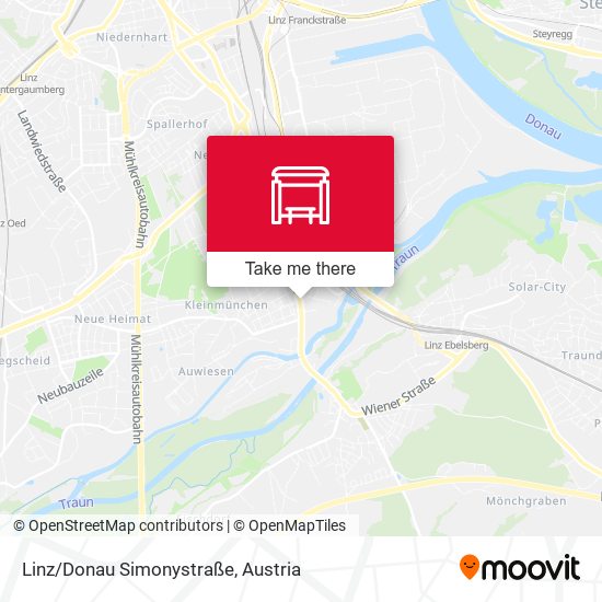 Linz/Donau Simonystraße map