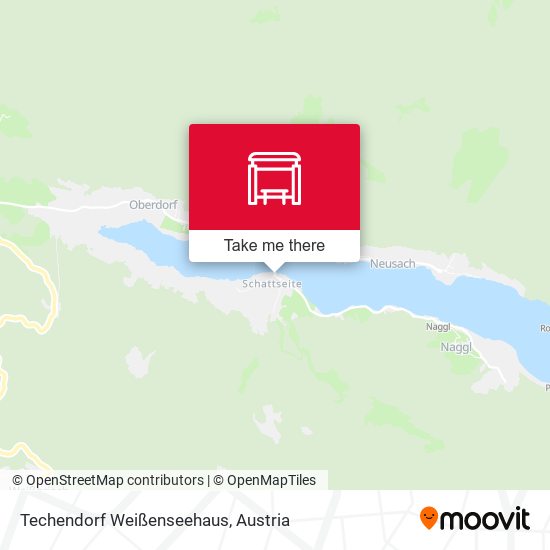 Techendorf Weißenseehaus map