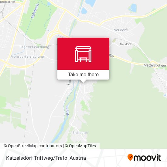 Katzelsdorf Triftweg/Trafo map