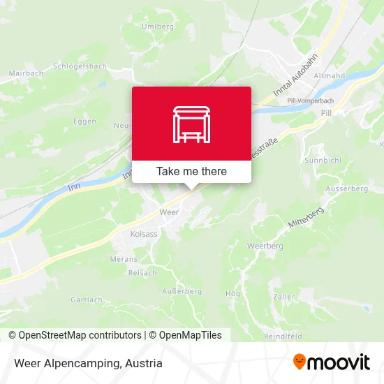 Weer Alpencamping map