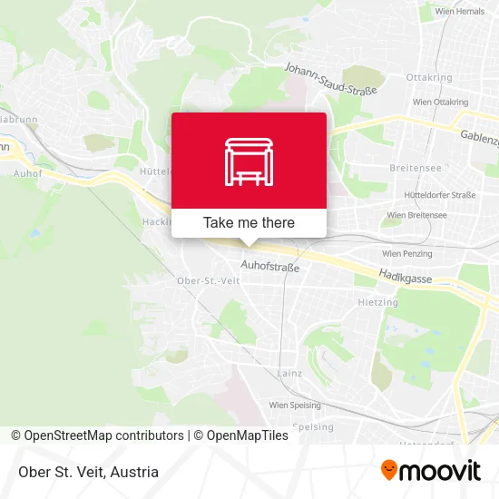 Ober St. Veit map