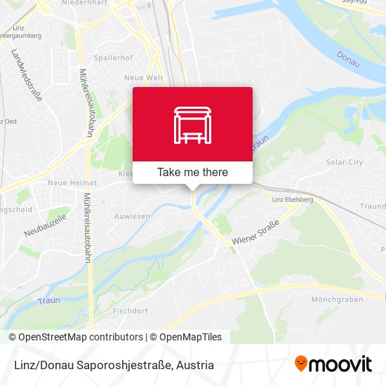 Linz/Donau Saporoshjestraße map