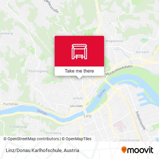 Linz/Donau Karlhofschule map