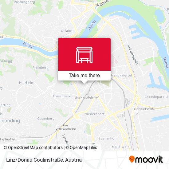 Linz/Donau Coulinstraße map