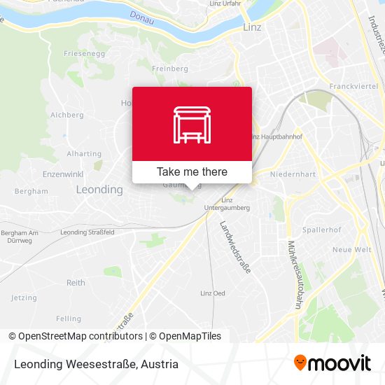 Leonding Weesestraße map