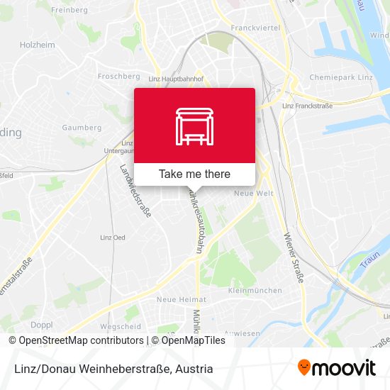 Linz/Donau Weinheberstraße map