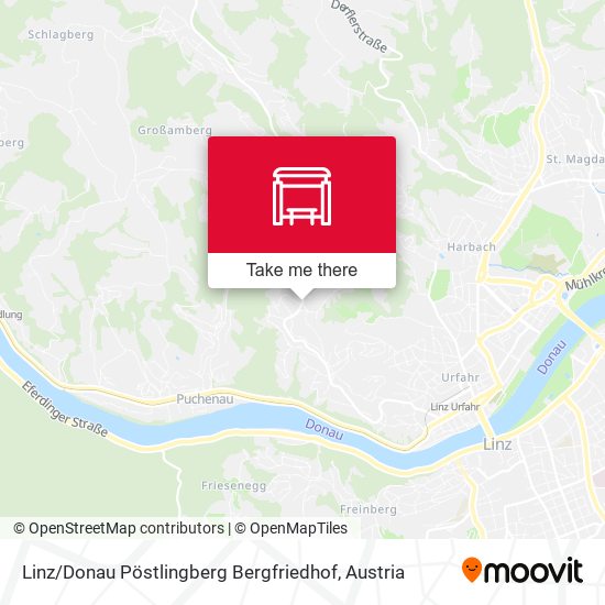 Linz / Donau Pöstlingberg Bergfriedhof map