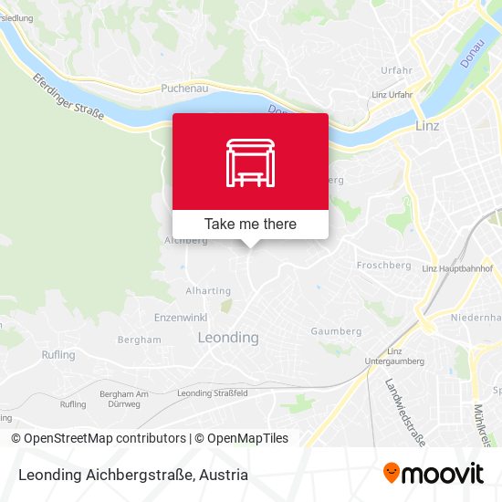 Leonding Aichbergstraße map