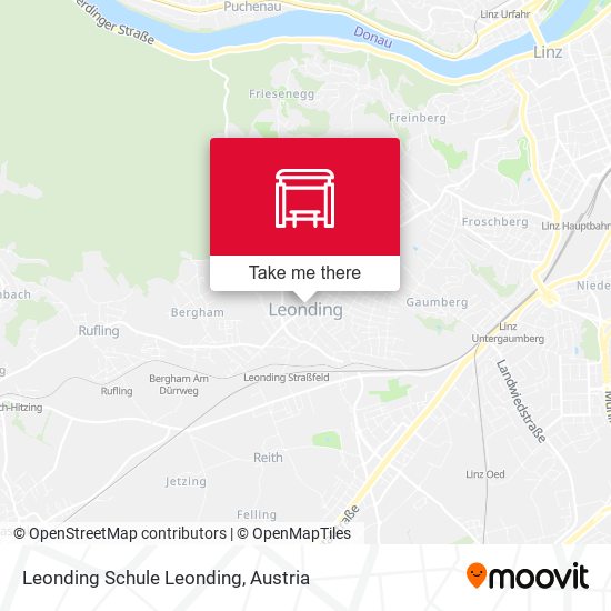Leonding Schule Leonding map