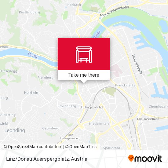 Linz/Donau Auerspergplatz map