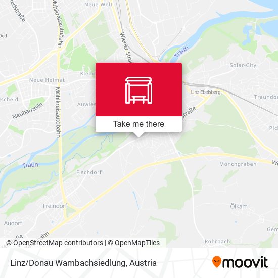 Linz/Donau Wambachsiedlung map