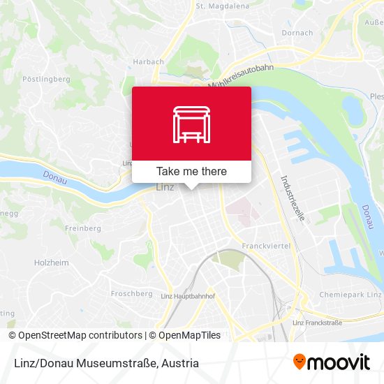 Linz/Donau Museumstraße map