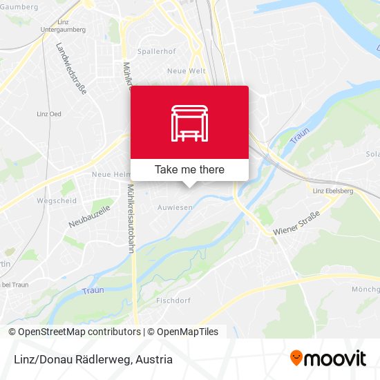 Linz/Donau Rädlerweg map