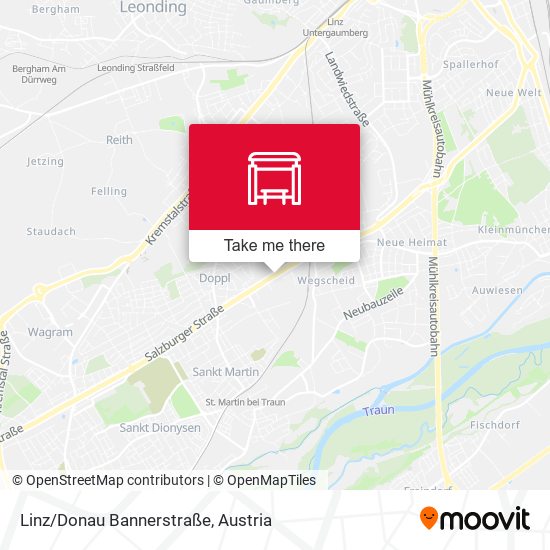 Linz/Donau Bannerstraße map