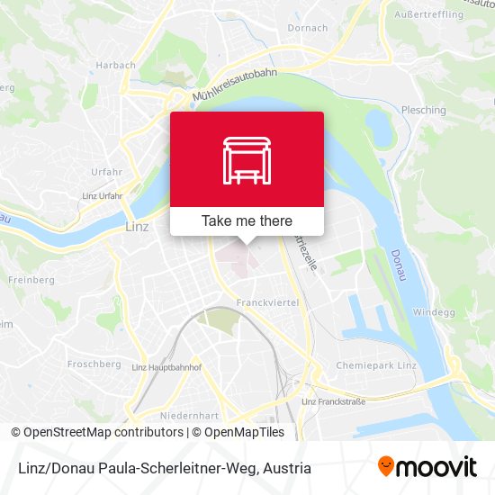 Linz / Donau Paula-Scherleitner-Weg map