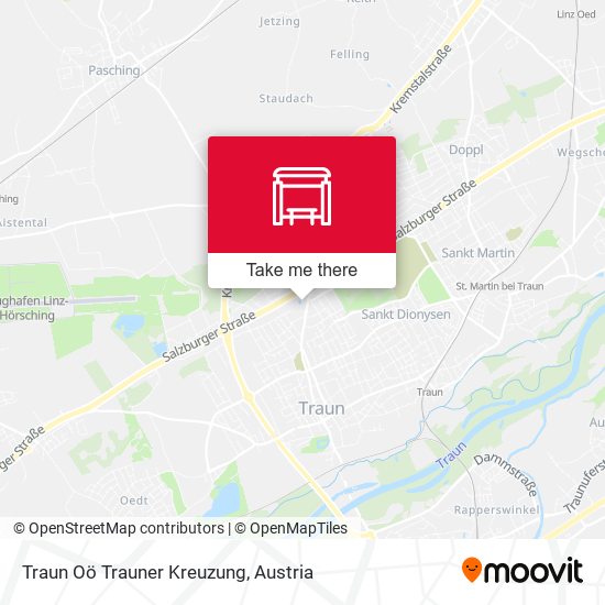 Traun Oö Trauner Kreuzung map