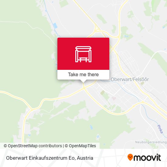 Oberwart Einkaufszentrum Eo map