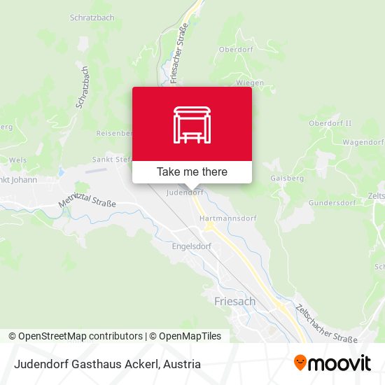 Judendorf Gasthaus Ackerl map