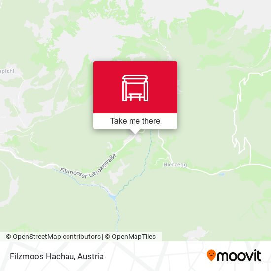 Filzmoos Hachau map