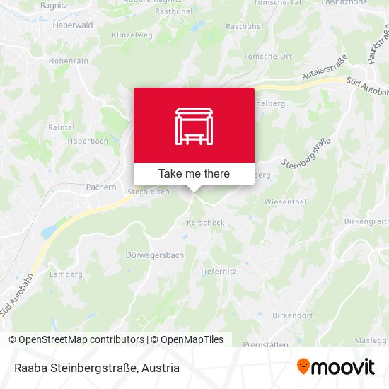 Raaba Steinbergstraße map